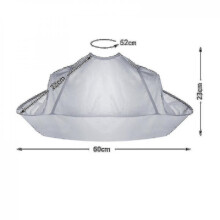 Professional Haircut Cape Foldable Hair Cutting Clock Umbrella Hairdressing Kit(strengthen 60cm)