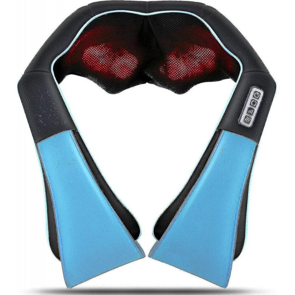 Hkhbjs Neck Back Massager, Deep Tissue 3D Kneading Pillow,For Shoulder