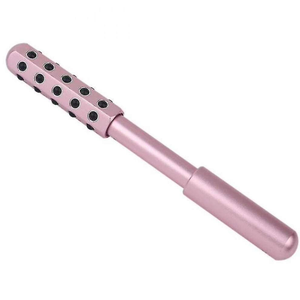 Hkhbjs Pink Facial Massage Beauty Stick Facial Roller Stick Massager [Pink]