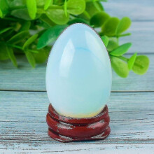 Undrilled Opalite Yoni Eggs 3pcs/set Natural Crystal Ben Wa Ball Tightening Vaginal Muscle Exercise