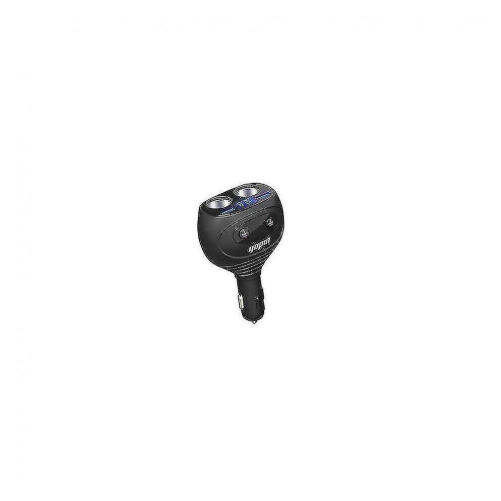 3.1A Dual Usb Port 2 Lighters Sockets Rotary Car Charger Head Joint Adapter 7547468567445