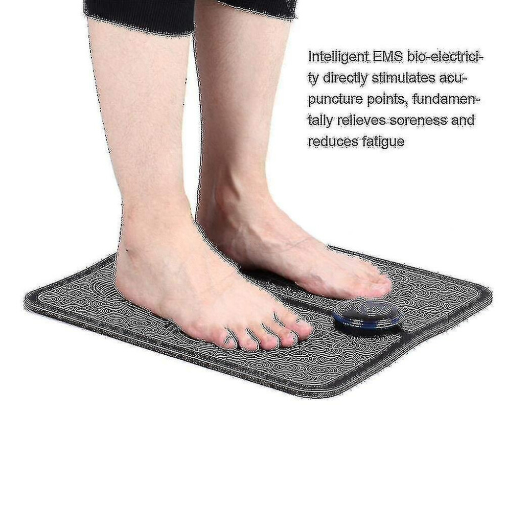 Hkhbjs Ems Foot Massager Electric Foot Massage Pad Feet Muscle Stimulator Mas
