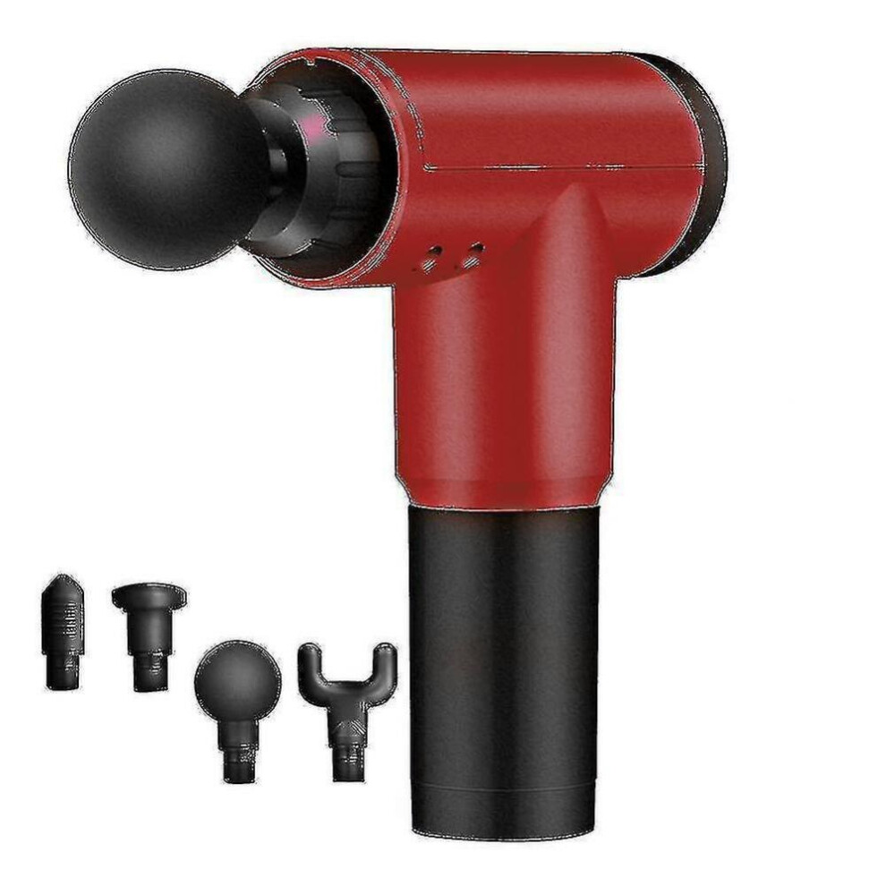 Hkhbjs Red Muscle Fascia Gun Electric Muscle Relaxer Handheld Deep Tissue Muscle Massager
