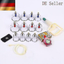Premium 32 Cups Acupuncture Cupping Therapy Set Chinese Vacuum Cupping Magnetic Heads Acupuncture