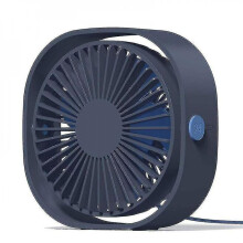Mini Usb Desktop Fan 3 Speed Personal Portable Cooling With 360 Rotation ( Black)mt