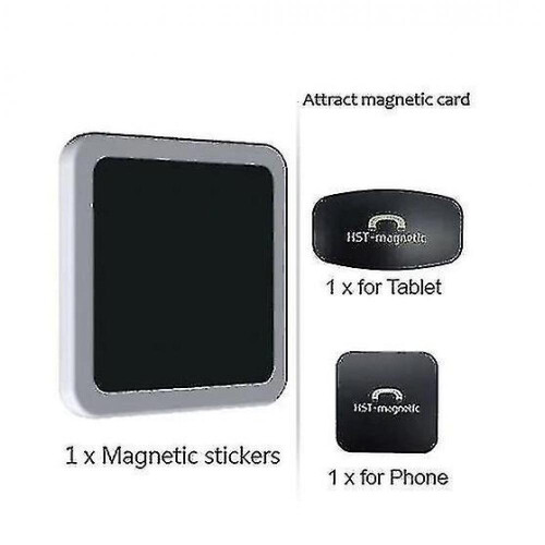 Magnetic Stickers Ipadproair Tablet Mobile Wall Fixing Bracket(white Black)