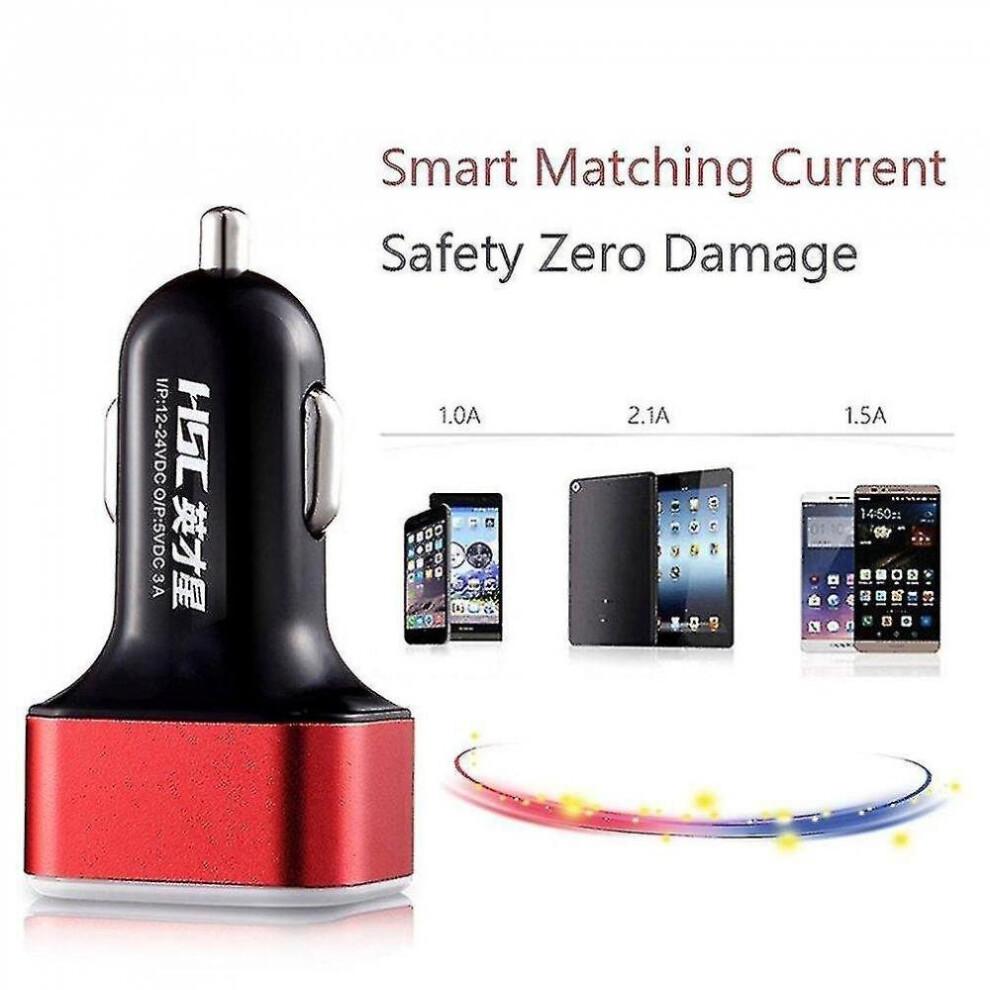 3.1A Dual 2 Usb Charger Adapter Car Voltmeter Battery Voltage Monitor 7547468566585