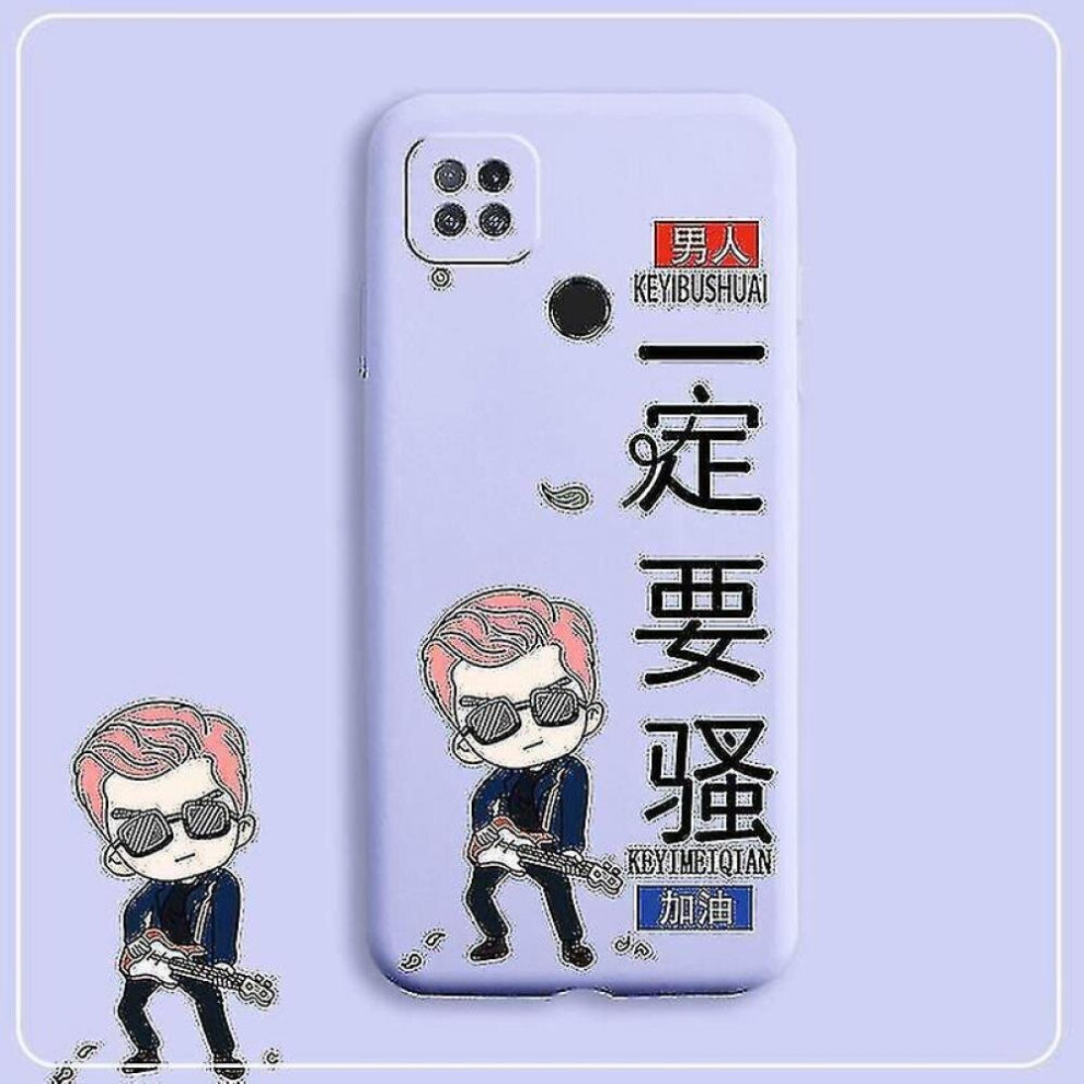 Creative Mobile Phone Case Cover Liquid Silicone All-Inclusive Anti-Drop Mobile Phone Case(Purple) Purple 7547468565403