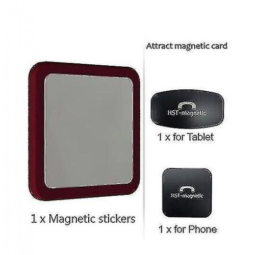 Magnetic Stickers Ipadproair Tablet Mobile Wall Fixing Bracket(white Black) 2