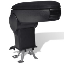 vidaXL Car Armrest Black for VW New Polo (2011) Arm Rest Centre Console Car