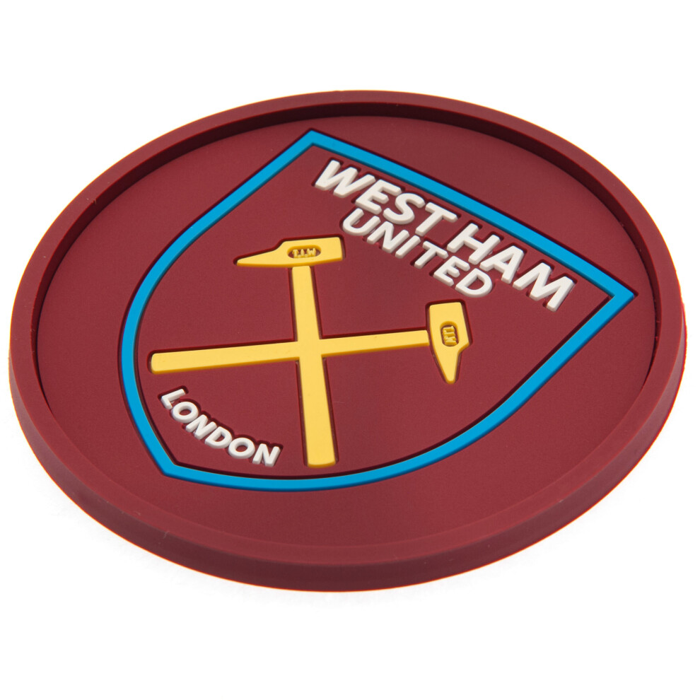 West Ham United FC Silicone Coaster-image-OPC-PB2ZTX9-NEW