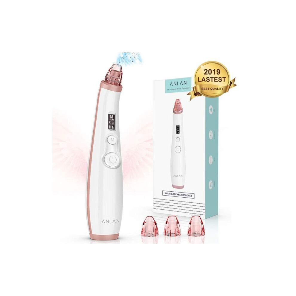 Hcsc (Type 2) Blackhead Remover Face Clean Pore Vacuum Acne Pimple Removal Vacuum Suction Facial Dermabrasion Tool Machine Skin Care