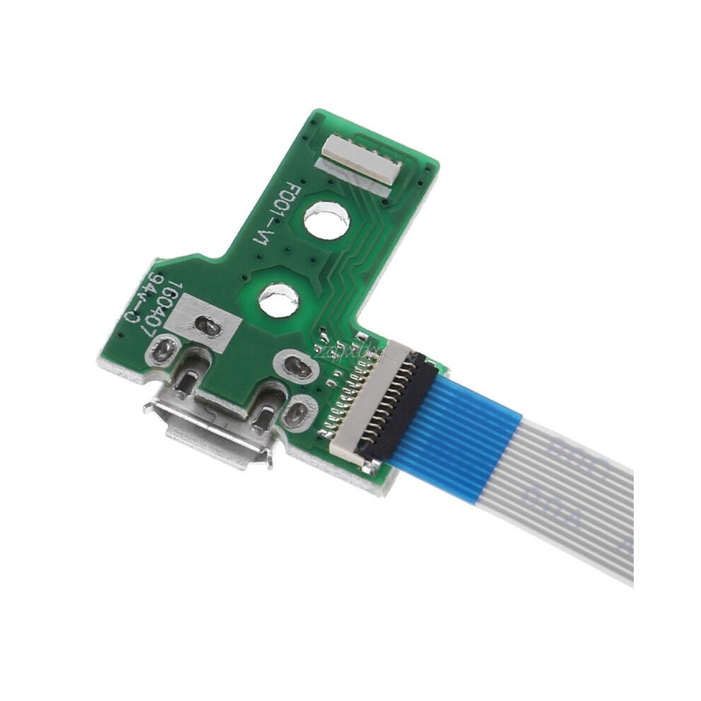 Usb Charging Port Board With 12 Pin Flex Cable For Jds-030 Ps4 Controller 5056668844895