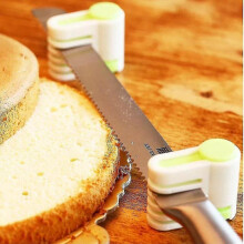 Green 5 Layers Kitchen Diy Cake Bread Cutter Leveler Slicer Cutting Fixator Tools