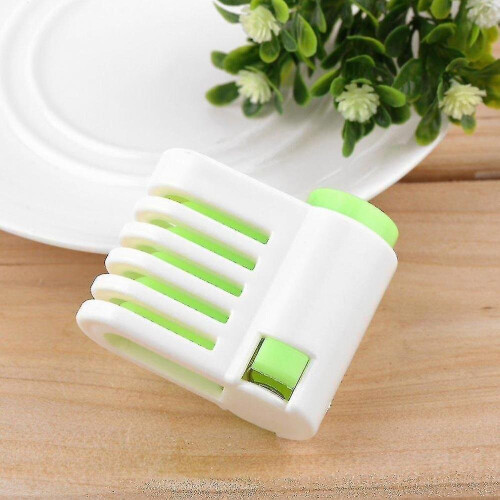 Green 5 Layers Kitchen Diy Cake Bread Cutter Leveler Slicer Cutting Fixator Tools 2