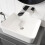 Bathroom Cloakroom Vanity Unit Wall Mounted Countertop Basin White Gloss 800mm 6