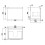 Bathroom Cloakroom Vanity Unit Wall Mounted Countertop Basin White Gloss 500mm 7