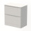 Bathroom Cloakroom Vanity Unit Wall Mounted Countertop Basin White Gloss 800mm 3