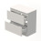 Bathroom Cloakroom Vanity Unit Wall Mounted Countertop Basin White Gloss 800mm 4