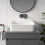 Bathroom Cloakroom Vanity Unit Wall Mounted Countertop Basin White Gloss 800mm 5