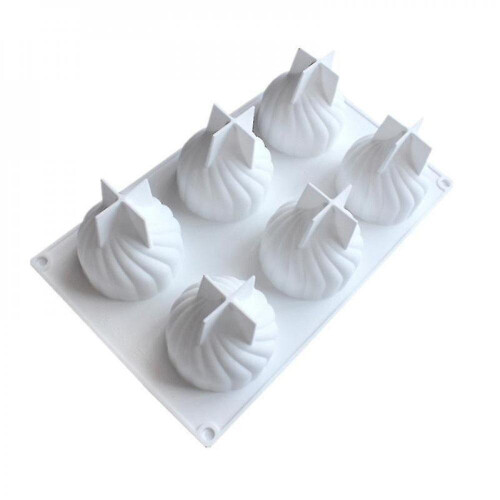Onion Styling Mousse Mold White Whirlwind Cake Mold Baking Diy Chocolate Mold 2