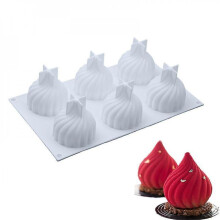 Onion Styling Mousse Mold White Whirlwind Cake Mold Baking Diy Chocolate Mold