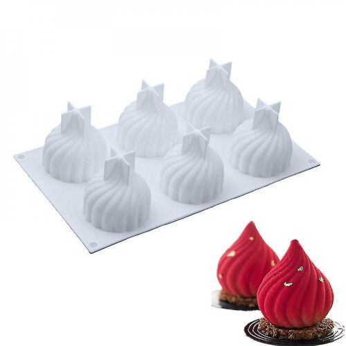 Onion Styling Mousse Mold White Whirlwind Cake Mold Baking Diy Chocolate Mold