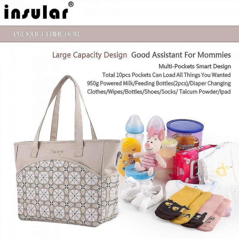 Fashionable Mummy Nappy Bag Large Capacity Mummy Handbag Hkhbjs