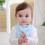 Triangular Scarf Double Layers Cotton Baby Snap-fastener Pinafore Headscarf 3