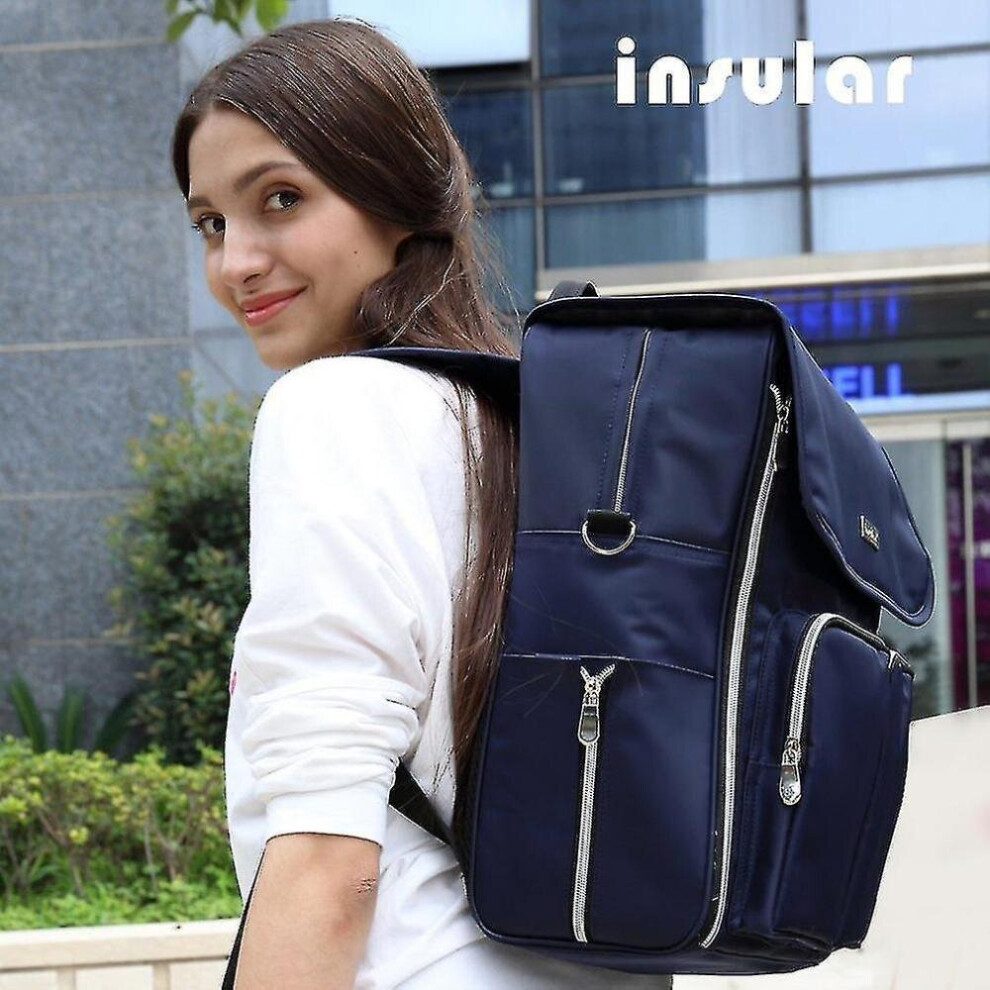 Waterproof Nylon Mummy Bag Multifunctional Baby Diaper Bag Hkhbjs