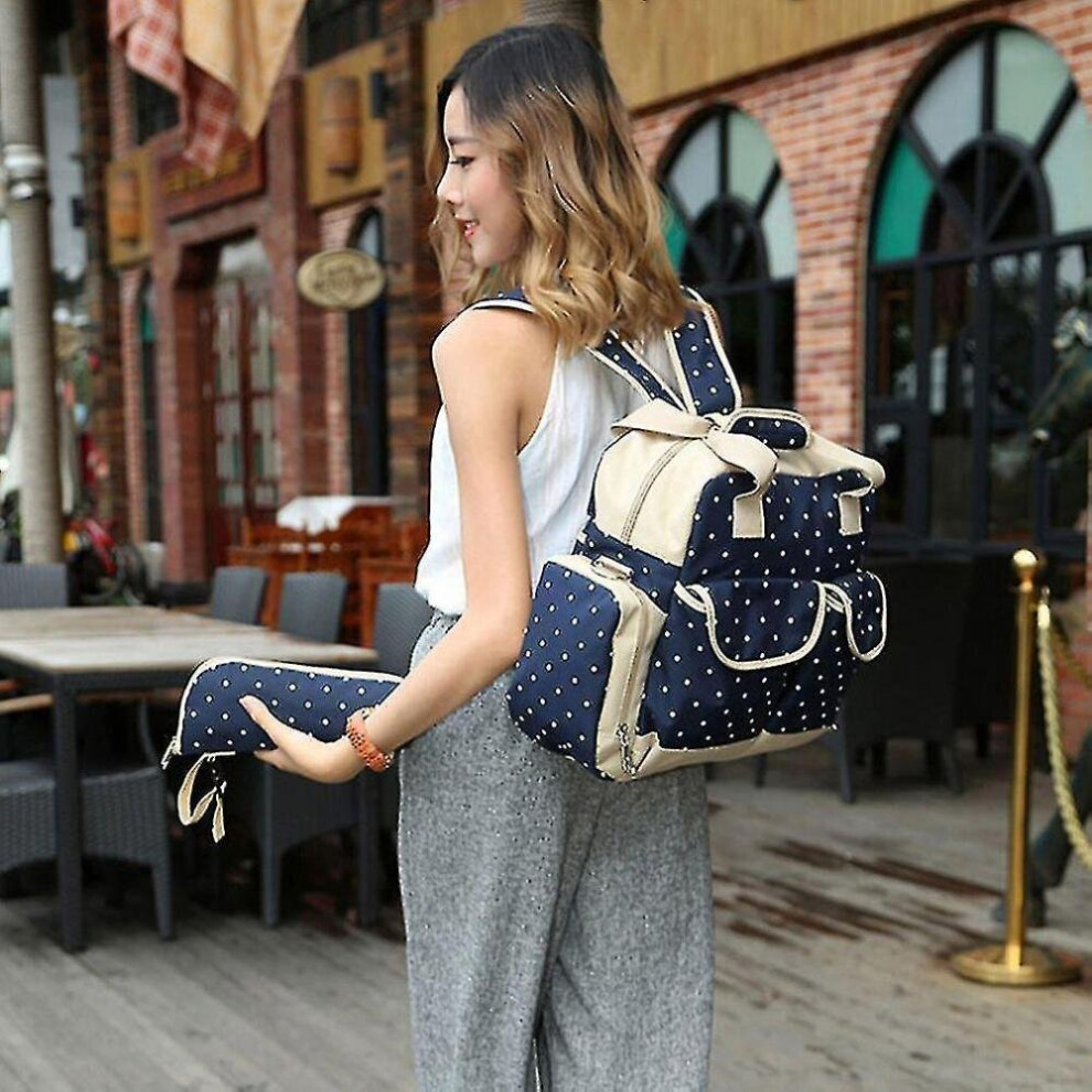 Waterproof Diaper Bag Mummy Backpack Handbag Large Capacity Stroller Bag Hkhbjs