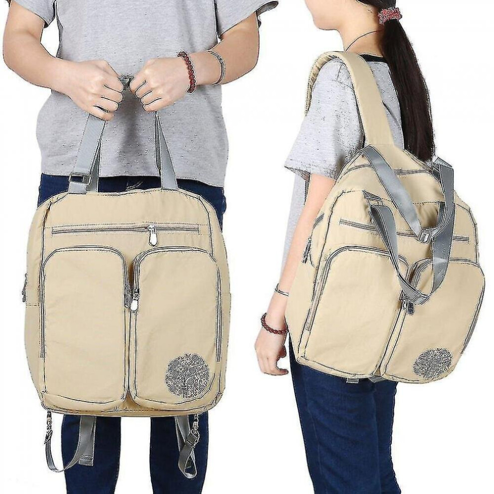Hkhbjs Waterproof Cotton Shoulder Bag Nappy Bags Large Travel Backpack Mommy Bag