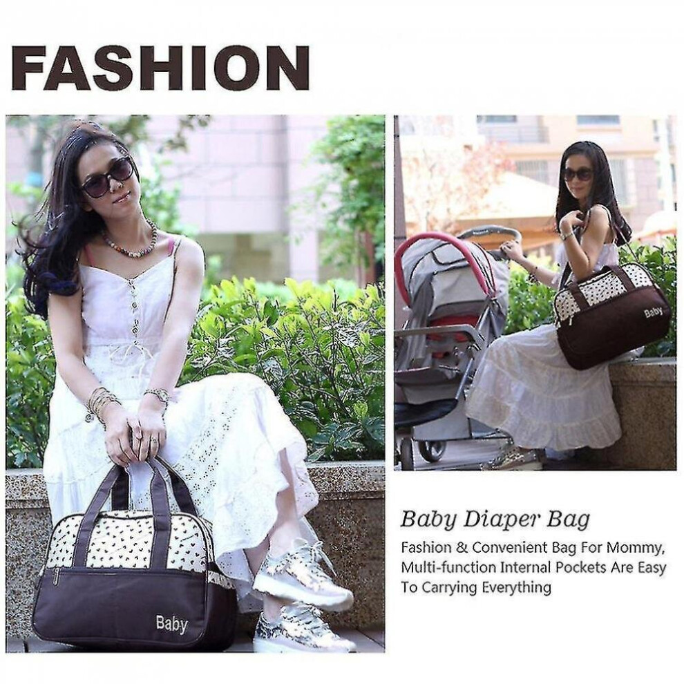 Hkhbjs Multi-Functional Large Capacity Mommy Bag Antibacterial Baby Nappy Backpack