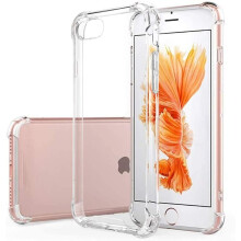 Hually Case for iPhone 7, iPhone 8 Case, iPhone SE 2020 Case, Crystal Clear Shock-Absorption Protective Cover,Transparent Soft Silicone TPU Gel Bumper