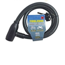 Quality 15mm x 800mm Bike / Bicycle Security Cable Lock with keys (tool lockable
