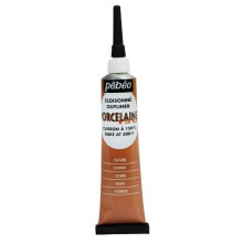 Cerne Porzellan - Pébéo - P150 - 20 ml - Kupfer - Farbe für präzise Konturen