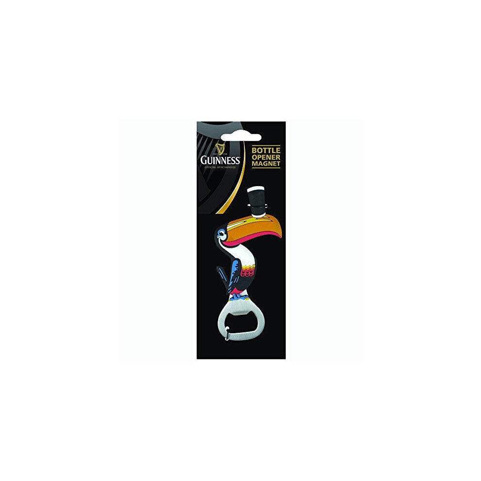 Guinness Toucan Pvc Bottle Opener / Fridge Magnet