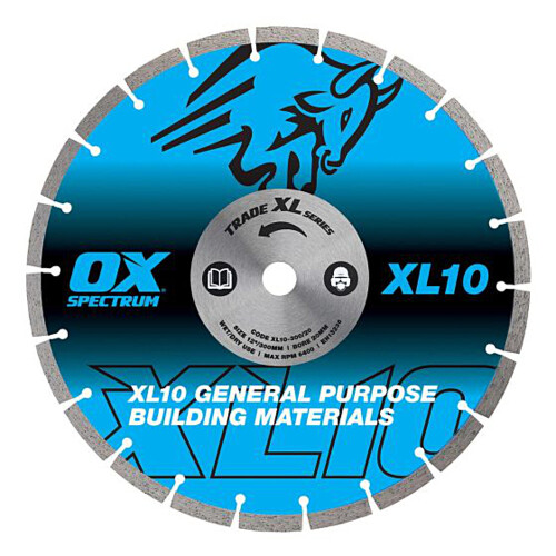 OX OX Tools Trade XL 10mm Segmented General Purpose Diamond Blade - 230mm (22.23mm Bore)