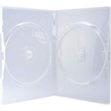 1 x Amaray Double Clear DVD Case (Face on Face) 14mm Spine in Dragon Trading Packaging