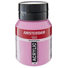 Amsterdam Acrylic Colour 500ml bottle QUINACRIDONE ROSE LIGHT