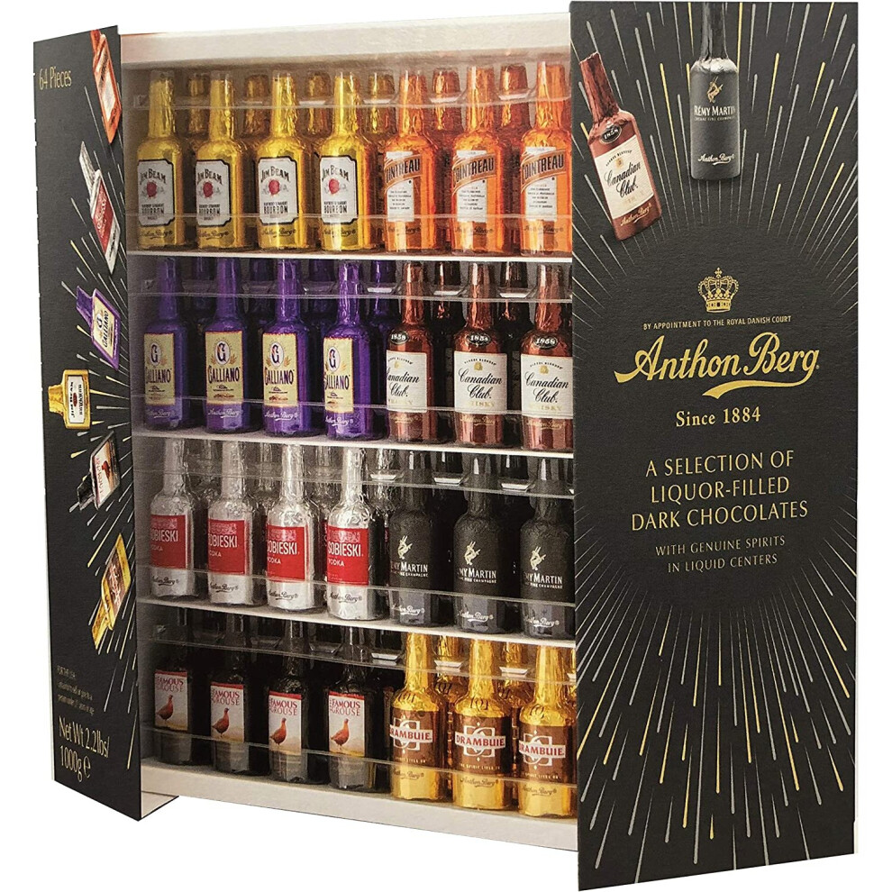 Anthon Berg - a Selection of Liquor Filled Dark Chocolate 1 Kg.