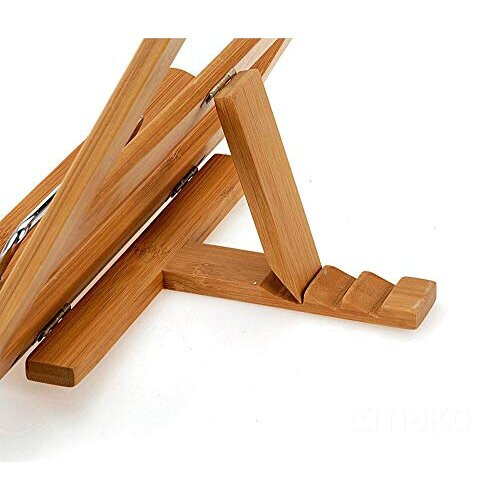Bamboo Book Stand, Recipe Cookbook Holder 1