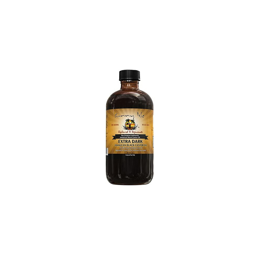 Sunny Isle Jamaican Extra Castor Oil 8 Oz Black/Dark