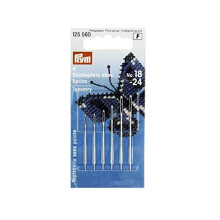Prym Tapestry Needles with Blunt Point and Gold Eye, Metal, Silver, 4.5 x 2 x 0.2 cm