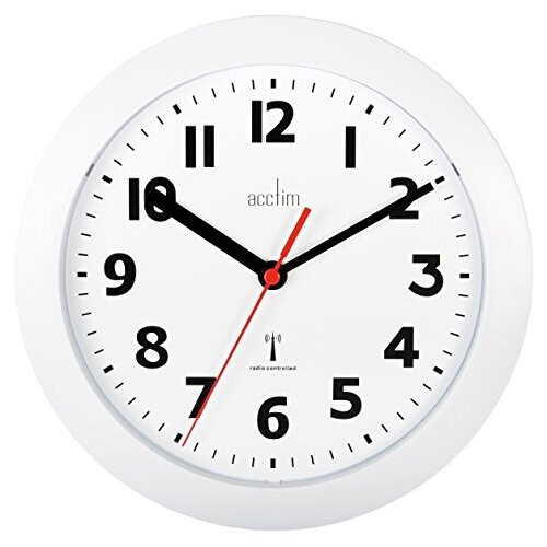 Acctim Acctim 74312 Parona Radio Controlled Wall Clock, White