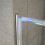 AICA Sliding Bath Screen Fixed Pivot Shower Chrome Frame 6