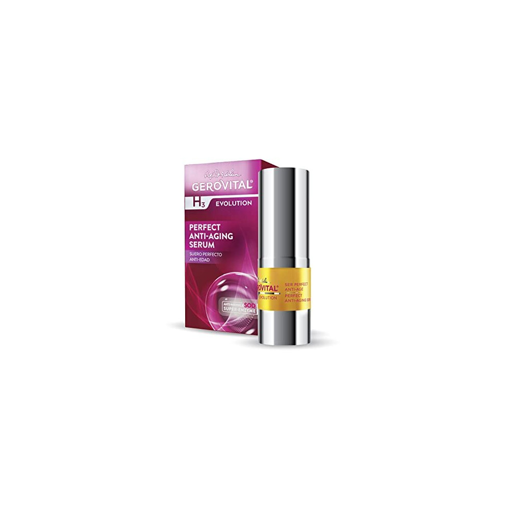 Gerovital H3 Evolution Anti-Ageing Face Serum For Mature Skin - Reduces Wrinkles, Lifts, Antioxidant Protection, Hydrates