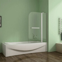 Bath Screen Shower 1000X1400mm Pivot 180 Panel