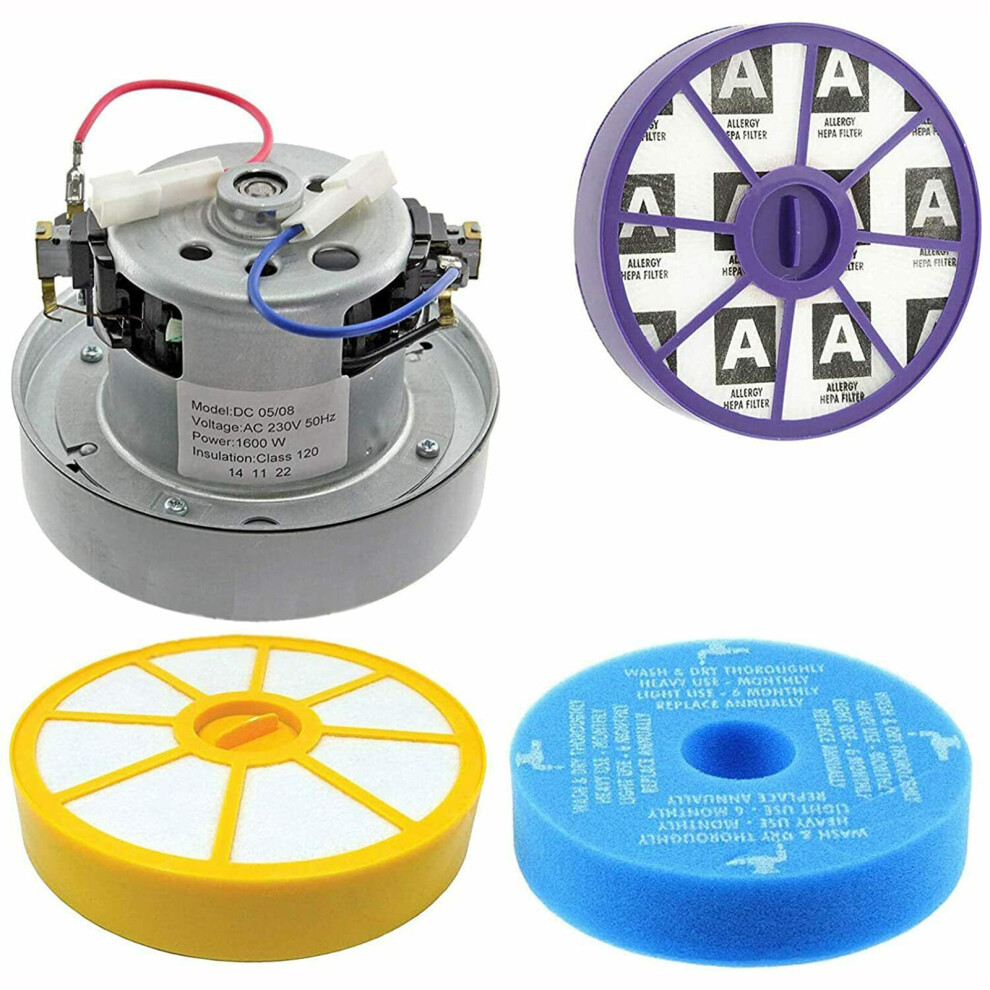 Motor + Filter Kit for DYSON DC05 DC08 Pre Post HEPA Filters 240V YDK