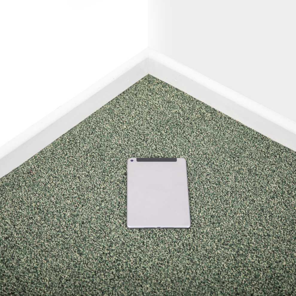 (8M X 4M Width ) Fern Green Soft Twist Carpet 4Mm Thick 5056524027073